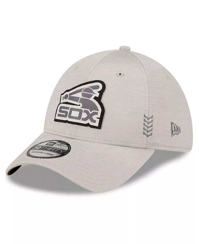 

Мужская кремовая кепка Chicago White Sox 2024 Clubhouse 39THIRTY Flex Fit New Era, слоновая кость/кремовый