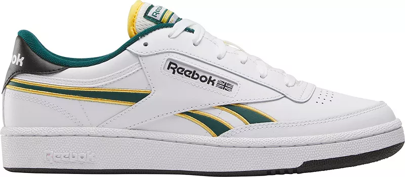 

Мужские винтажные кроссовки Reebok Club C Revenge, белый/зеленый/золотой