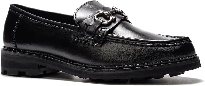 Лоферы мужские A. Veer Samuel Baron Leather Bit, черная кожа — фото 2