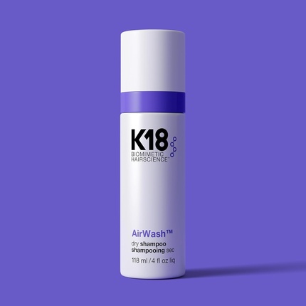 Сухой шампунь Airwash Dry Shampoo (не аэрозольный) балансирует кожу головы и контролирует излишнюю жирность K18 — фото 2