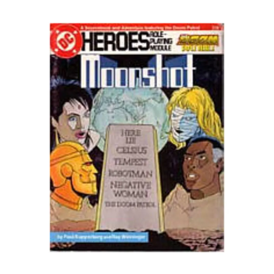 

Moonshot - The Doom Patrol Sourcebook, DC Heroes - Core & Sourcebooks (Mayfair Games), мягкая обложка