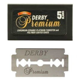 

Дерби, Лезвия для бритвы, Черный Премиум, 5 шт., Derby