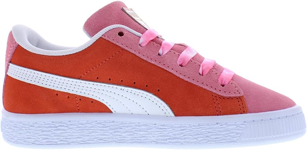 Детские кроссовки PUMA Suede JR Classic (младший/старший ребенок), красный — фото 3