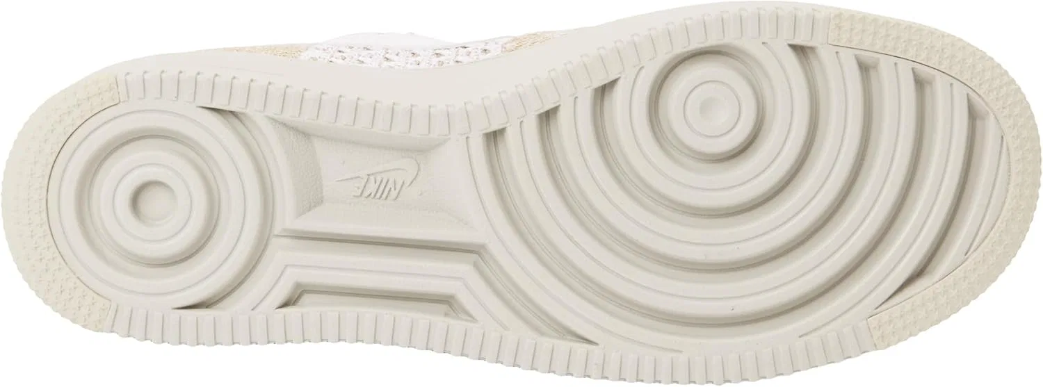Мужские баскетбольные кроссовки Nike Air Force 1 Flyknit 2.0, Light Bone White Khaki Desert Khaki — фото 2