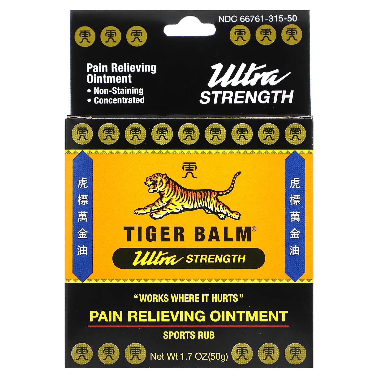 

Tiger Balm Мазь для снятия боли ультра-сила 1,7 унции (50 г)