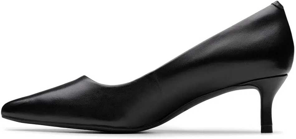 Унисекс туфли Clarks Originals Zarey Court Shoe, Black (Black Leather) — фото 3