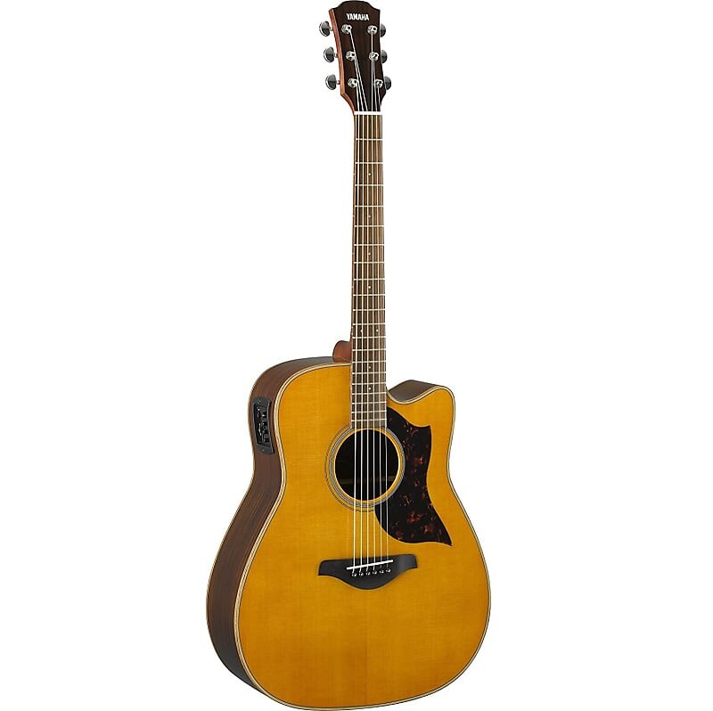 

Акустическая гитара Yamaha A1R Cutaway Dreadnought Acoustic Electric Guitar, Vintage Natural