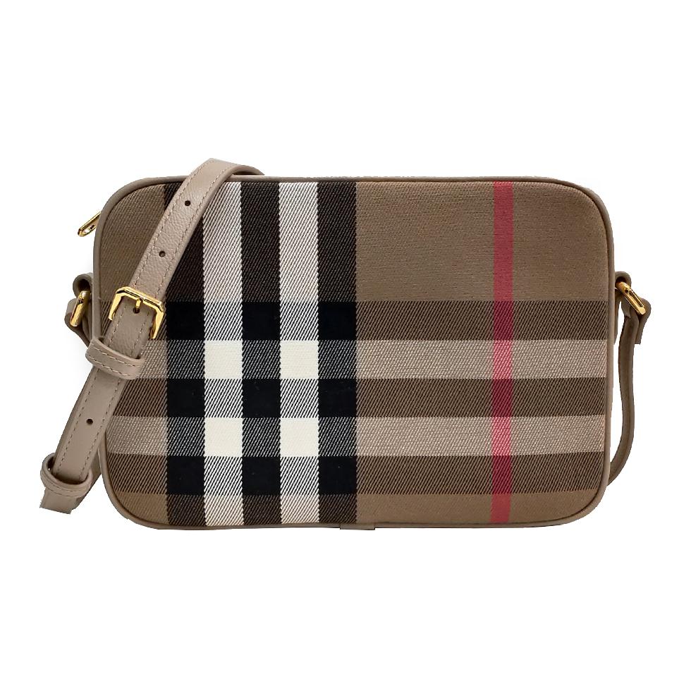 

Burberry Кожаная сумка через плечо унисекс цвета хаки