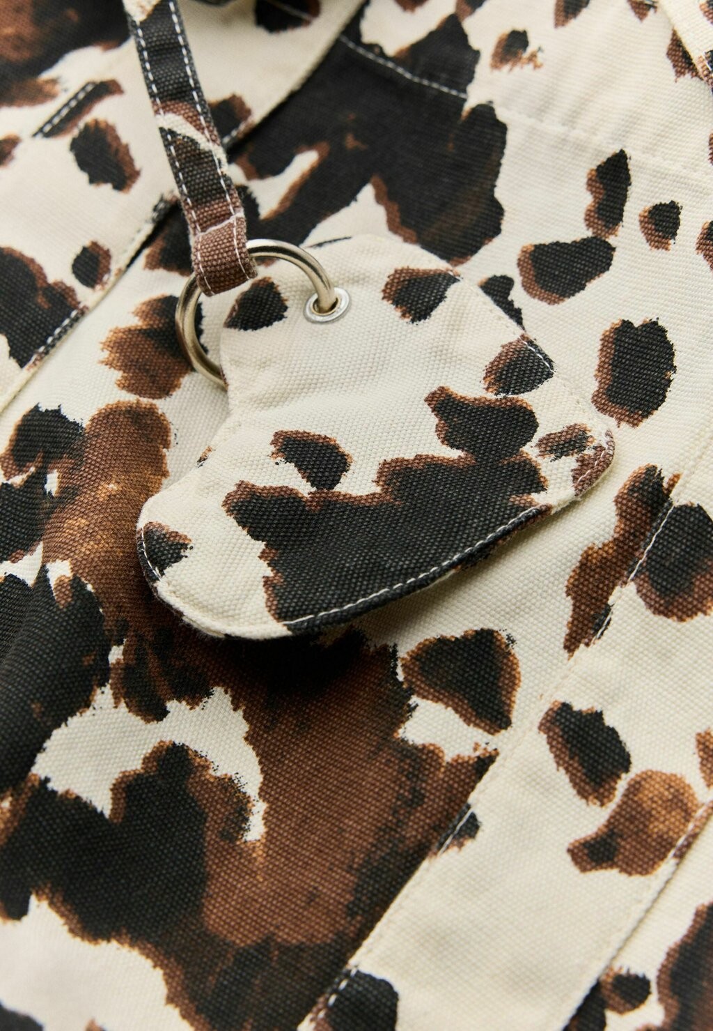 

Сумка для покупок ANIMAL Bershka, белый