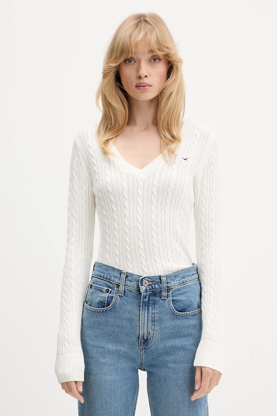 

Свитер Hollister Co., бежевый