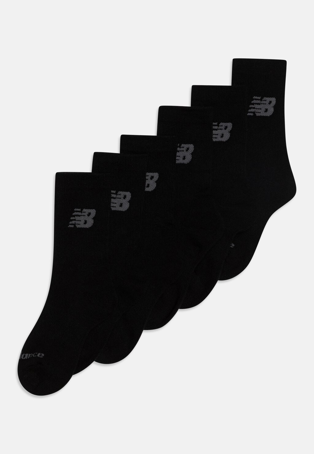 

Носки CUSHIONED CREW UNISEX 6 PACK New Balance, цвет black