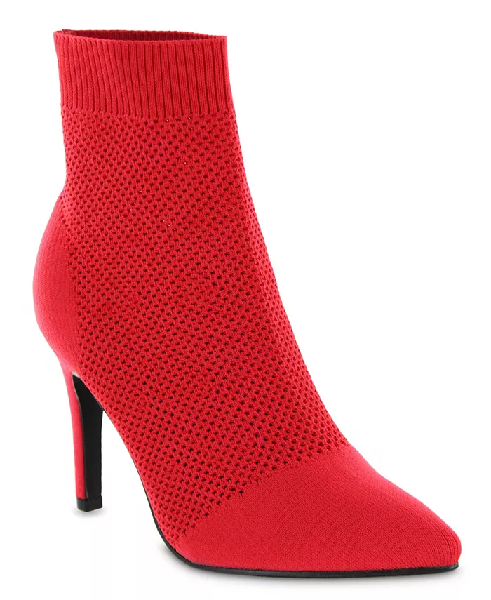 Женские ботильоны Mckinley Stiletto Knit Dress MIA, красный