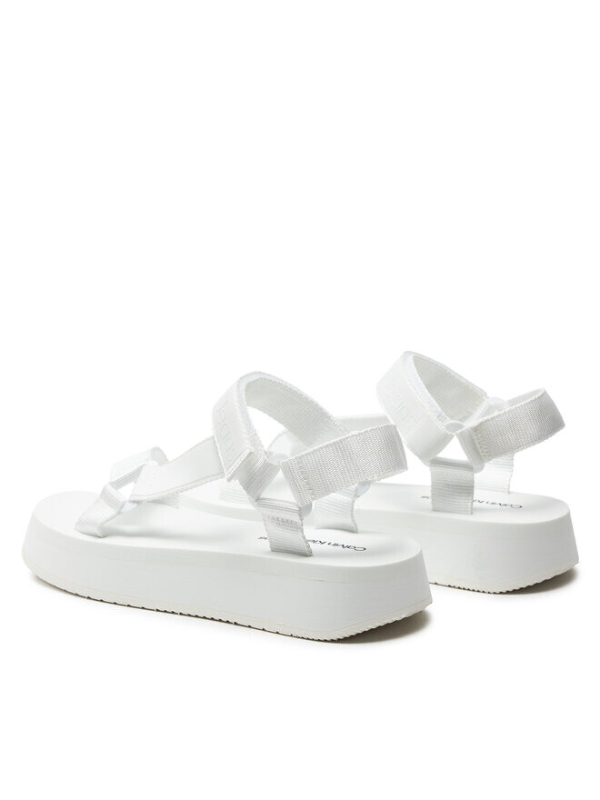 Сандалии Calvin Klein Jeans Sandal Velcro Webbing Dc YW0YW01353, белый — фото 3