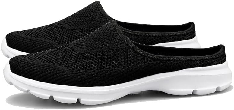 

Мужские дышащие сетчатые прогулочные мюли-кроссовки с открытой пяткой и слипонами Odipon, черный