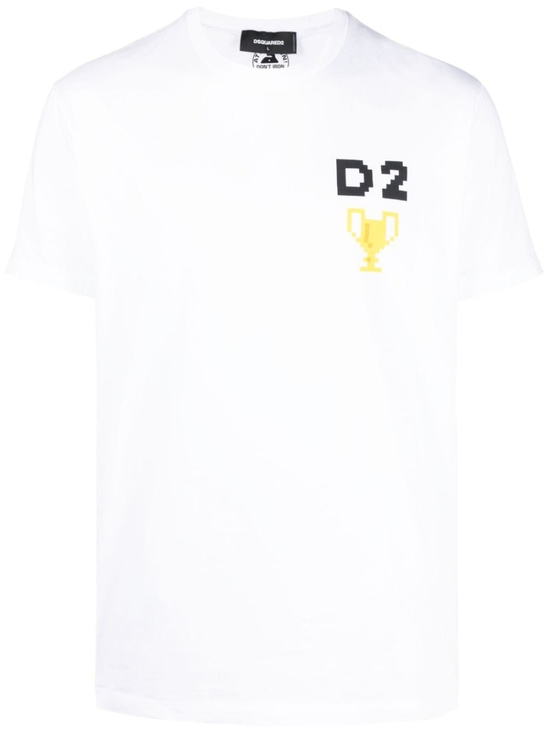 

Dsquared2 футболка с короткими рукавами и принтом, белый