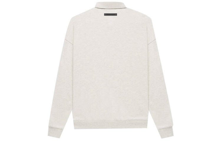Футболка-поло унисекс FW21 Light Oatmeal Fear Of God Essentials, светло-бежевый — фото 2