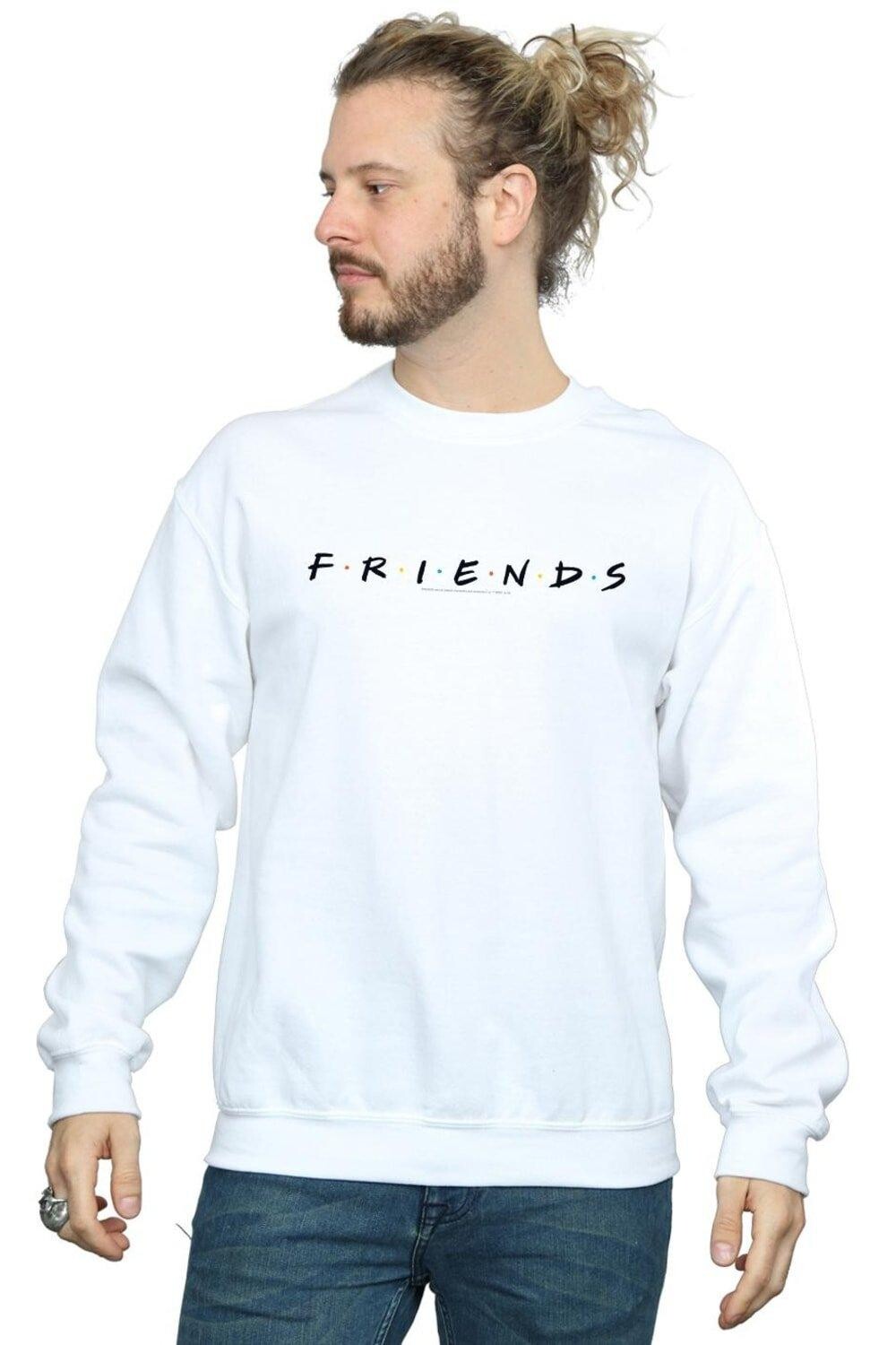

Толстовка с текстовым логотипом Friends, белый