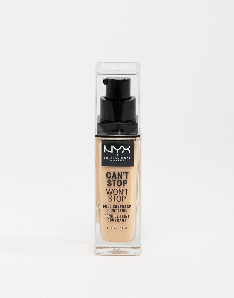 

NYX Professional Makeup Cant Stop Wont Stop 24-часовая тональная основа, Vanilla