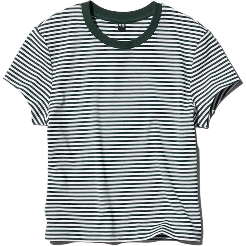 

Футболка женская темно-зеленая UNIQLO