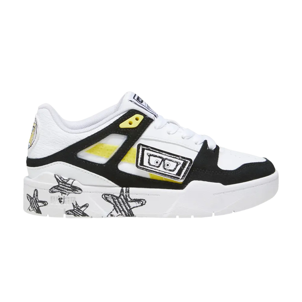 

Кроссовки SpongeBob SquarePants x Slipstream Big Kids Glasses' Puma, белый