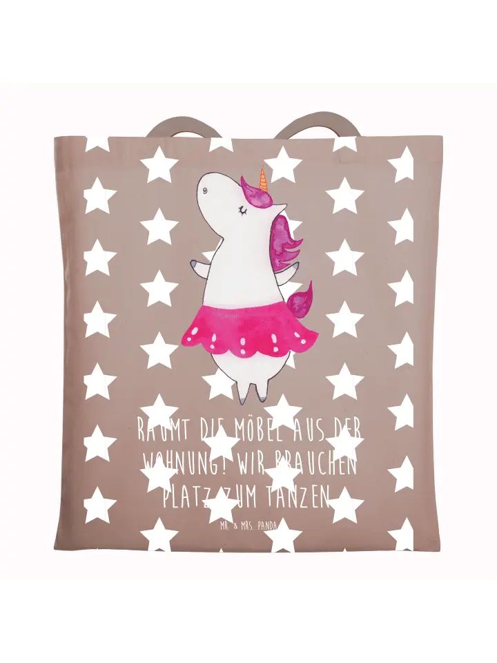 

Сумка для переноски Mr & Mrs Panda Einhorn Ballerina, пастельно-коричневый