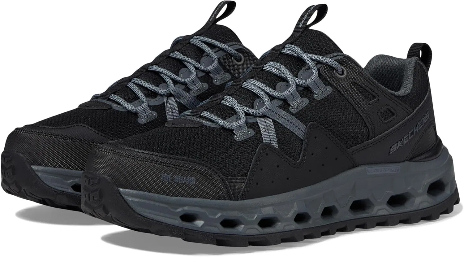 Мужские кроссовки Skechers Glide-Step от Trainers, Black Dark Grey
