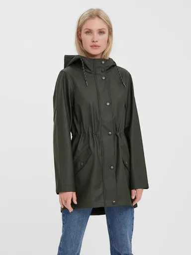 

Дождевик Vero Moda "VMMALOU COATED JACKET", с капюшоном, цвет Peat