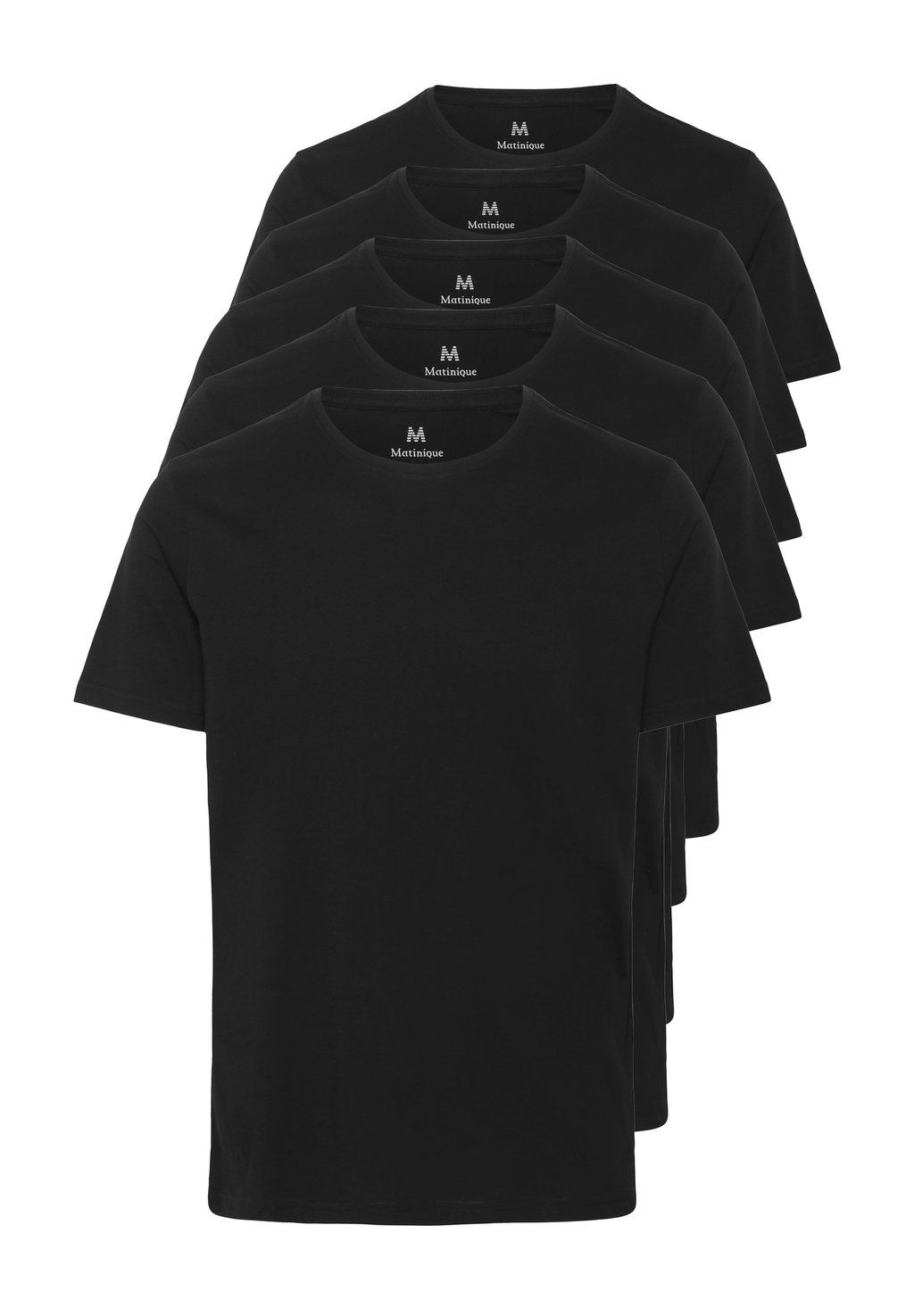 

Базовая футболка JERMANE 5-PACK Matinique, черный
