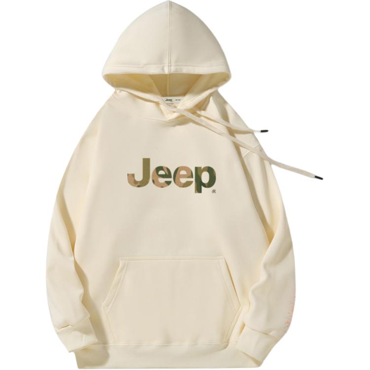 

Свитшот Unisex Crew Neck Moderate Regular Jeep, светло-бежевый