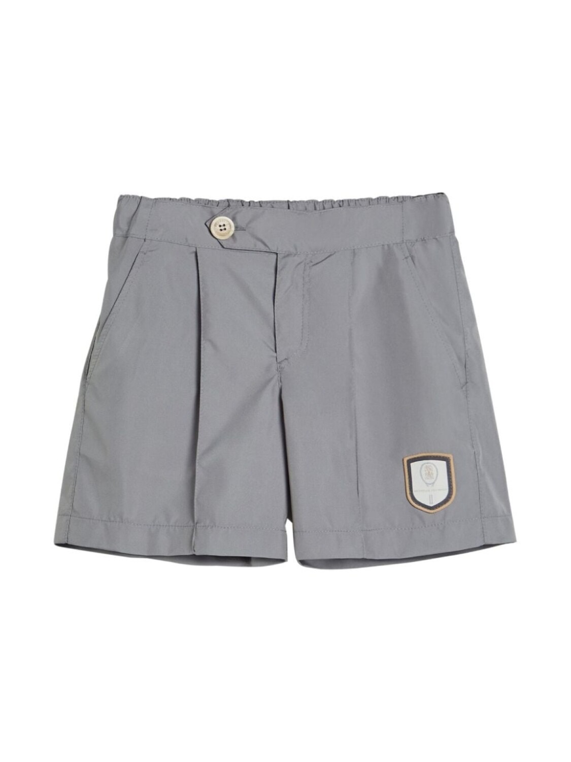 

Brunello Cucinelli Kids шорты с логотипом, серый
