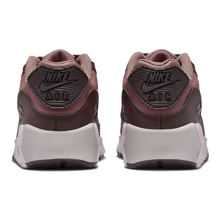 Кроссовки Nike Air Max 90 Leather GS 'Smokey Mauve Earth', розовый — фото 4