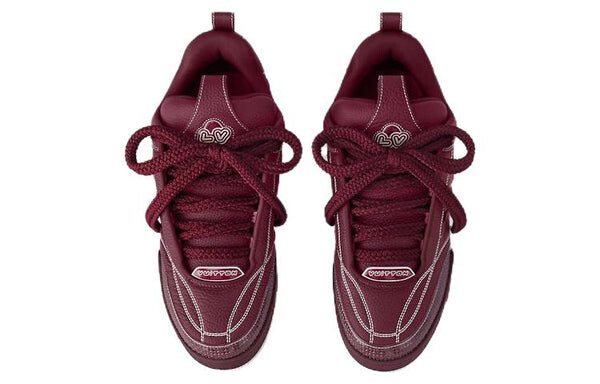 Кроссовки skate sneakers 'burgundy' Louis Vuitton, бургундия — фото 3