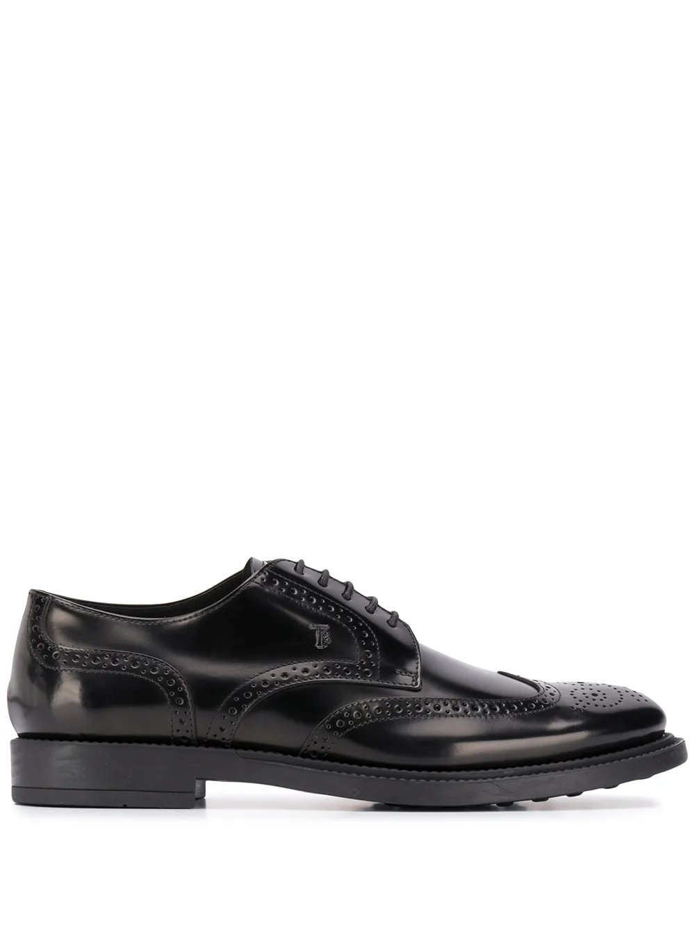 Броги на шнуровке TOD'S, черный