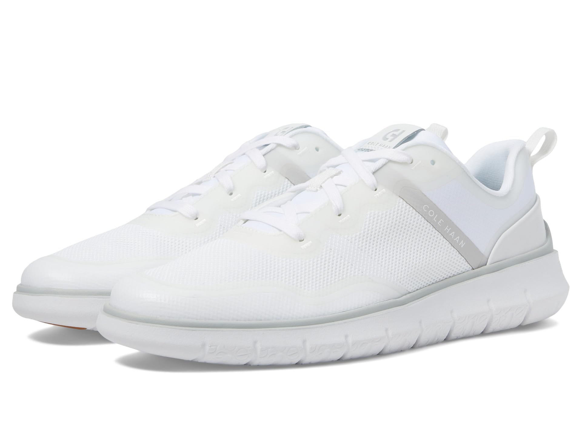 

Кроссовки Cole Haan Generation Zerogrand Textured Sneakers, White/Microchip