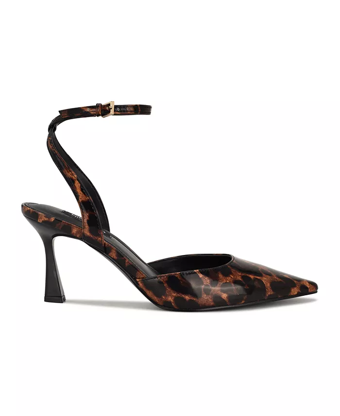 Женские туфли-лодочки Kellie с острым носком и коническим каблуком Nine West, мультиколор — фото 2