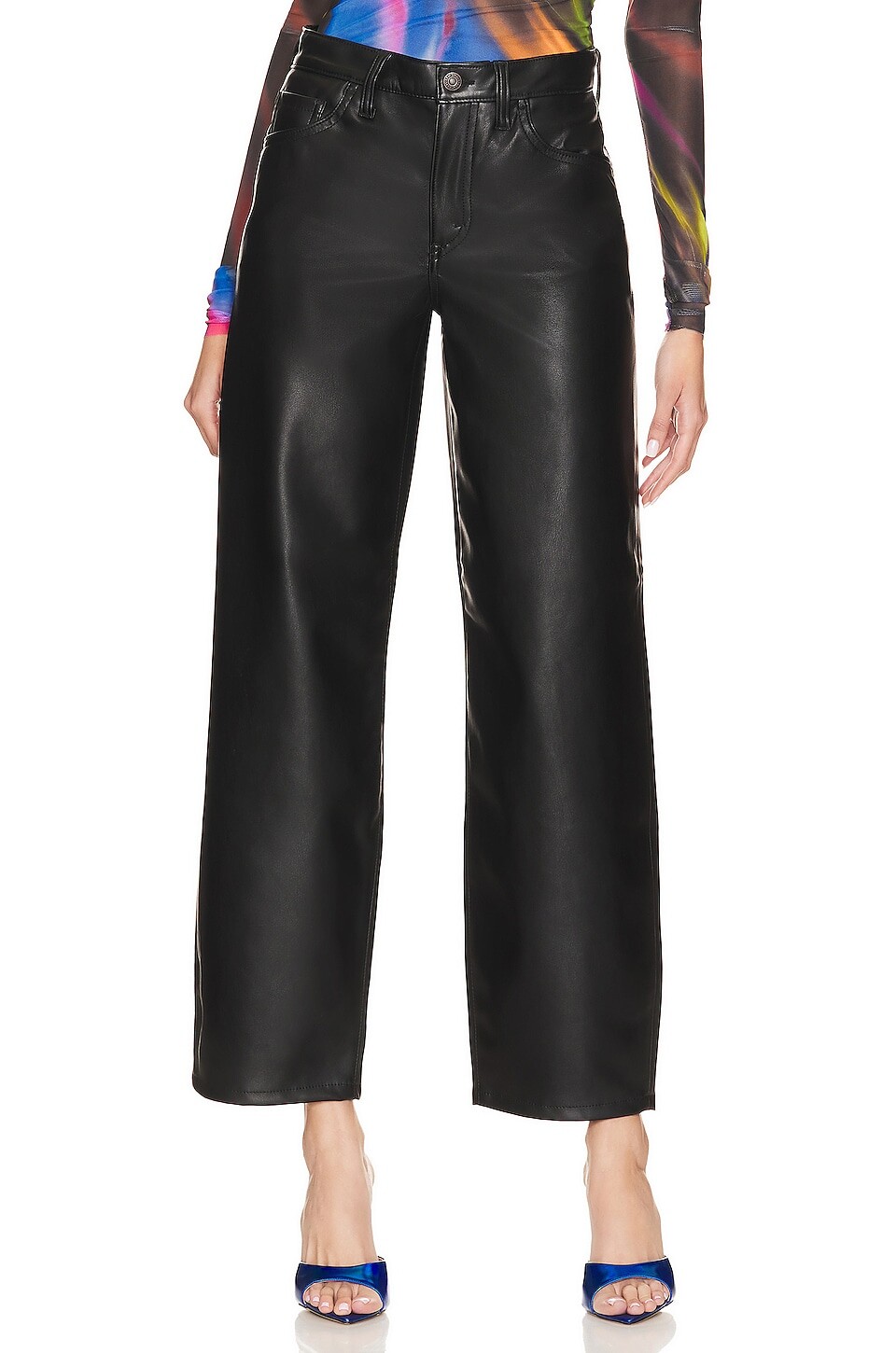 

Брюки LEVI'S Faux Leather Baggy Dad, цвет Slippery Slope