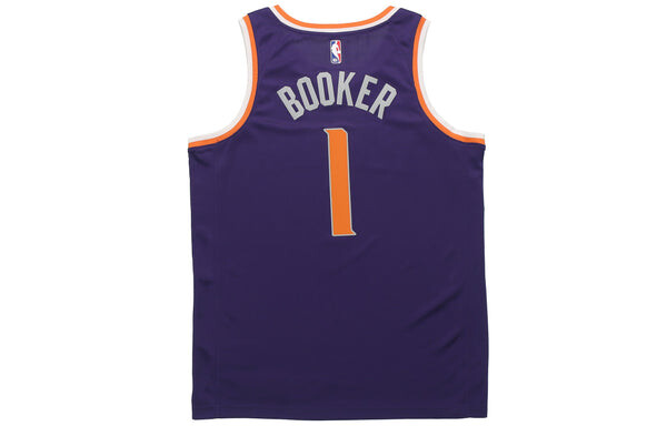 Футболка devin booker maillot icon edition swingman phoenix suns фиолетовый Nike, фиолетовый — фото 2