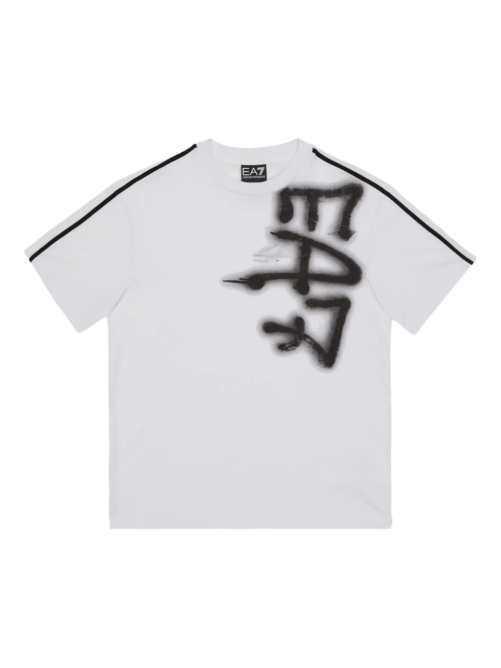 

Футболка с логотипом Ea7 Emporio Armani, белый