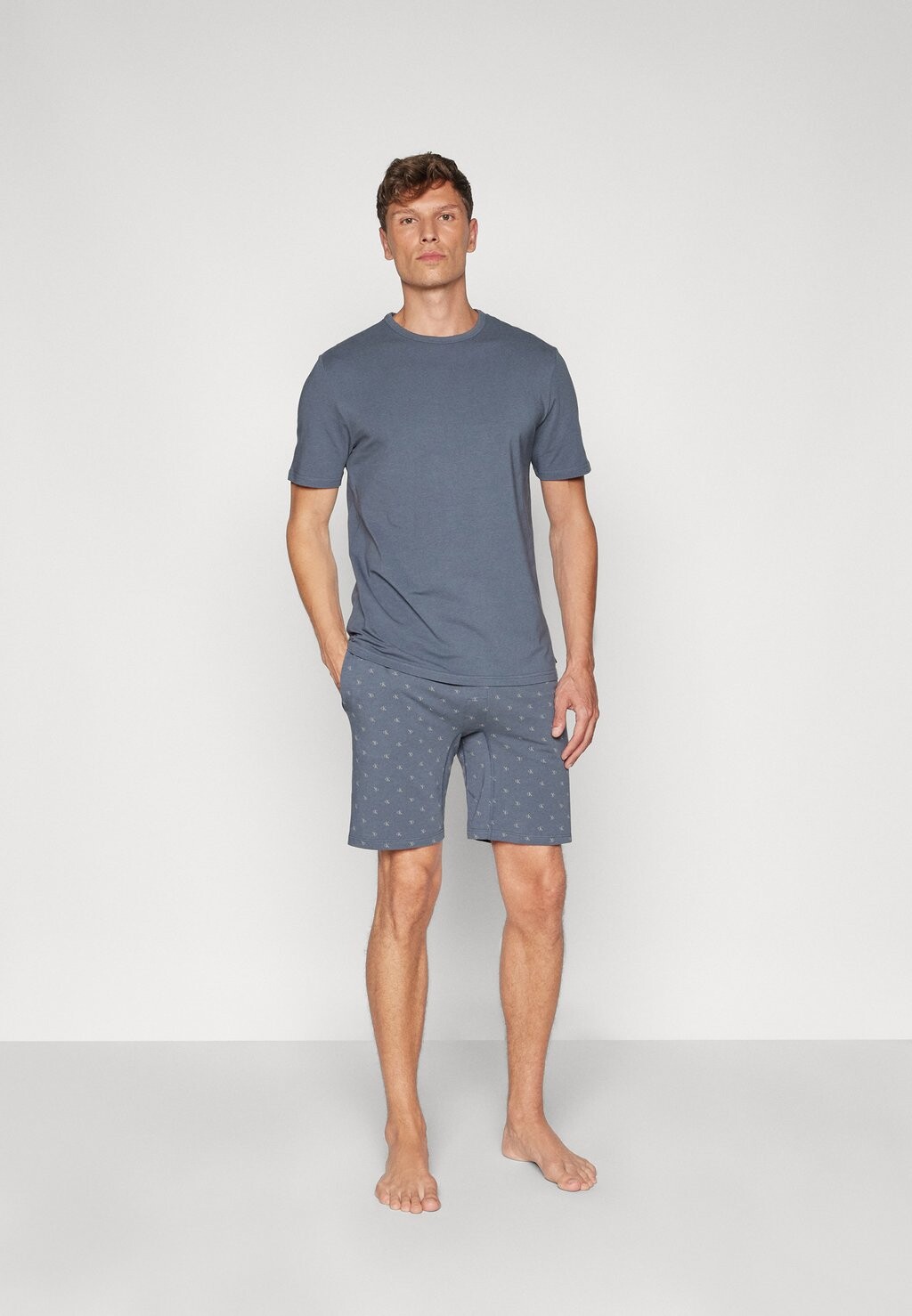 

Пижамный комплект MODERN LOUNGE Calvin Klein Underwear, сине-серый