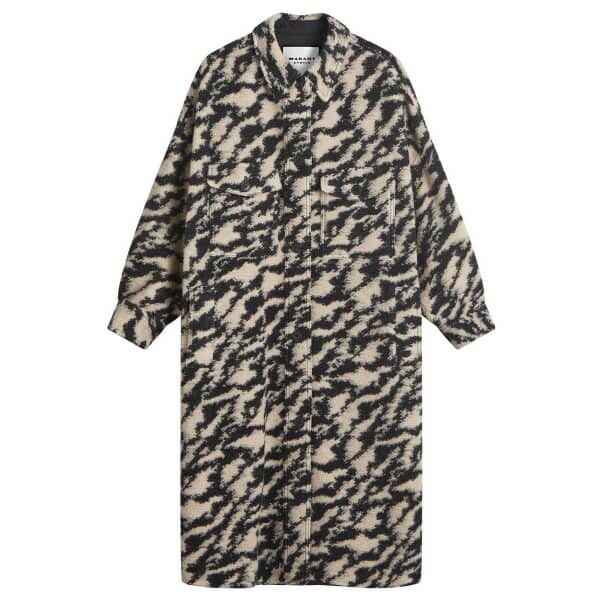 

Фонтизи длинная куртка Isabel Marant Étoile, черный
