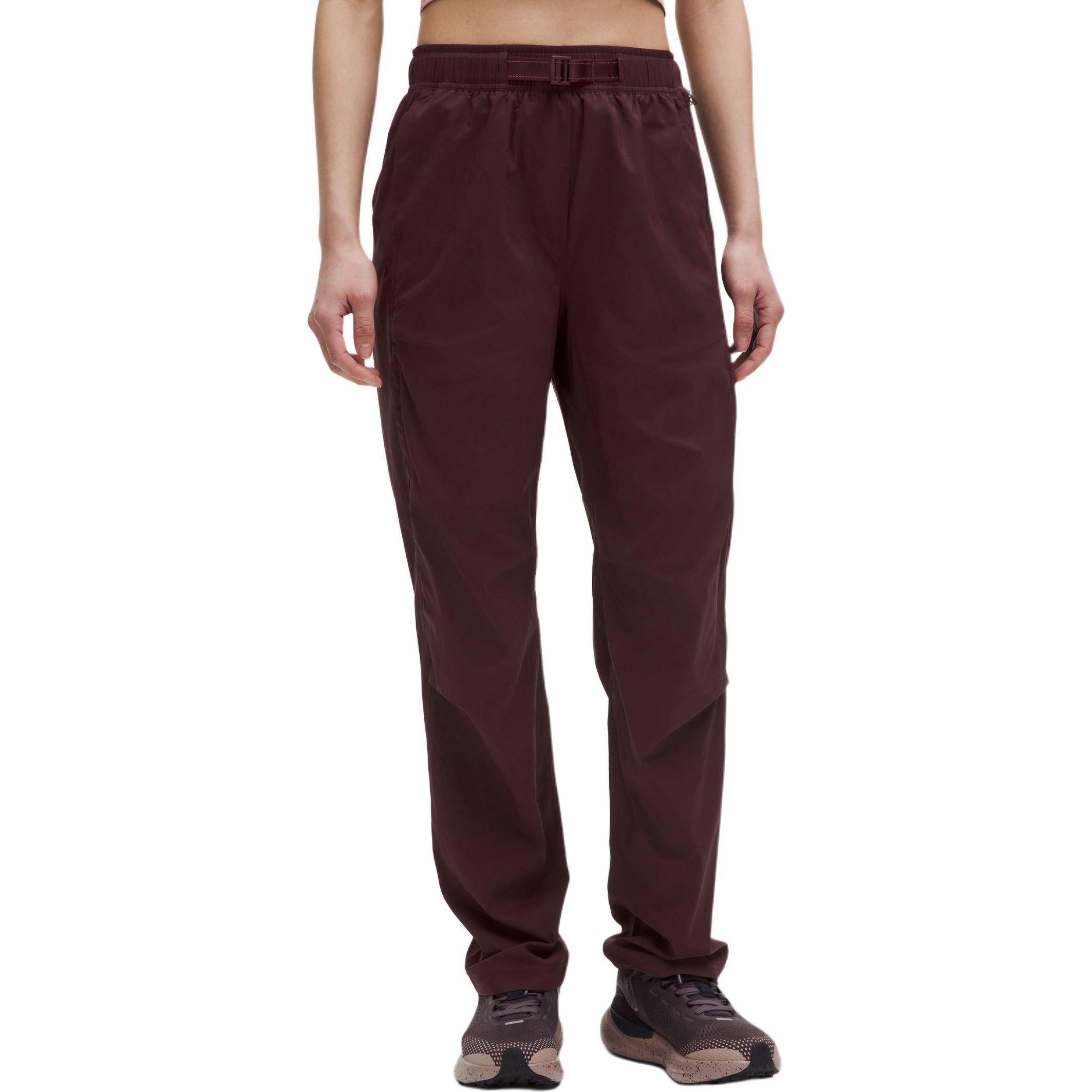 

Упаковываемые брюки Легкие Повседневные брюки Женские Lululemon, темно-фиолетовый