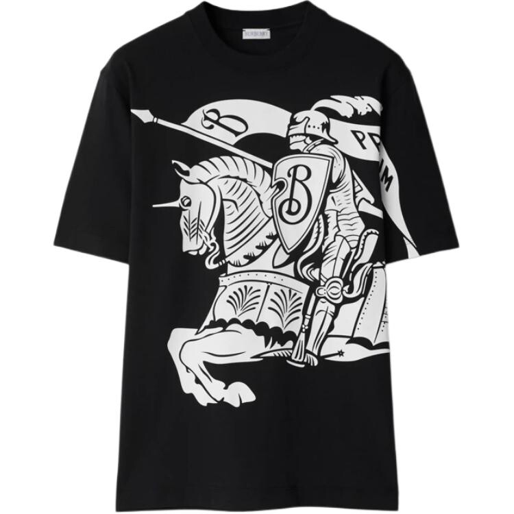 

Мужская футболка Burberry, цвет Black