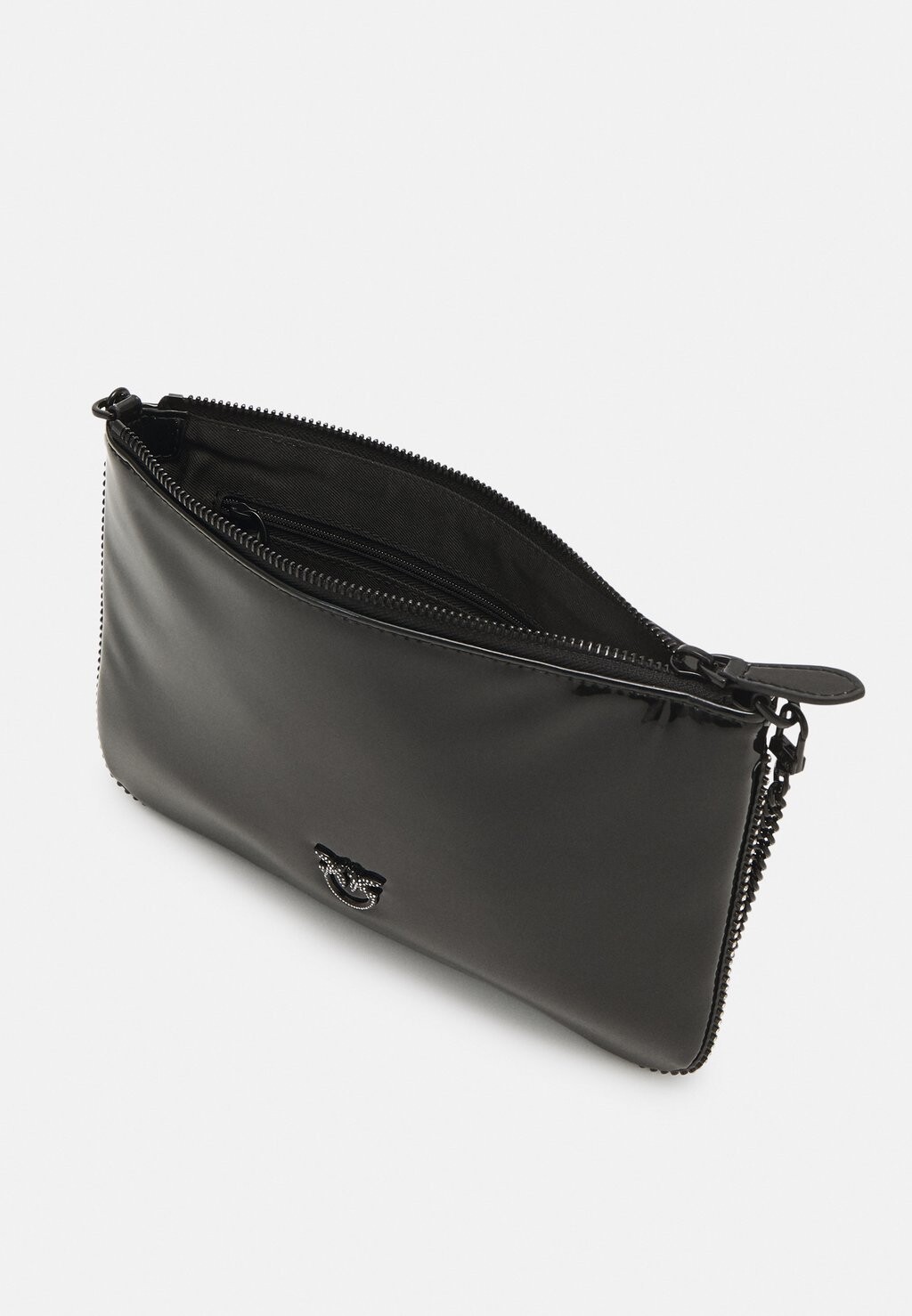 

Клатч FLAT CLASSIC VERNICE PIPING Pinko, черный