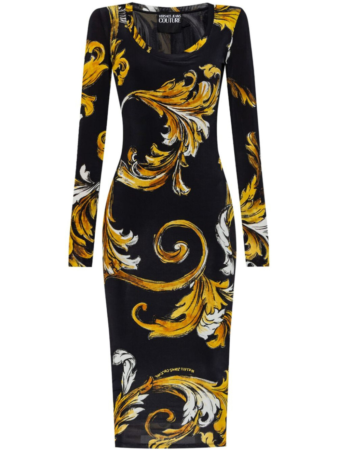 

Versace Jeans Couture платье миди Barocco, черный