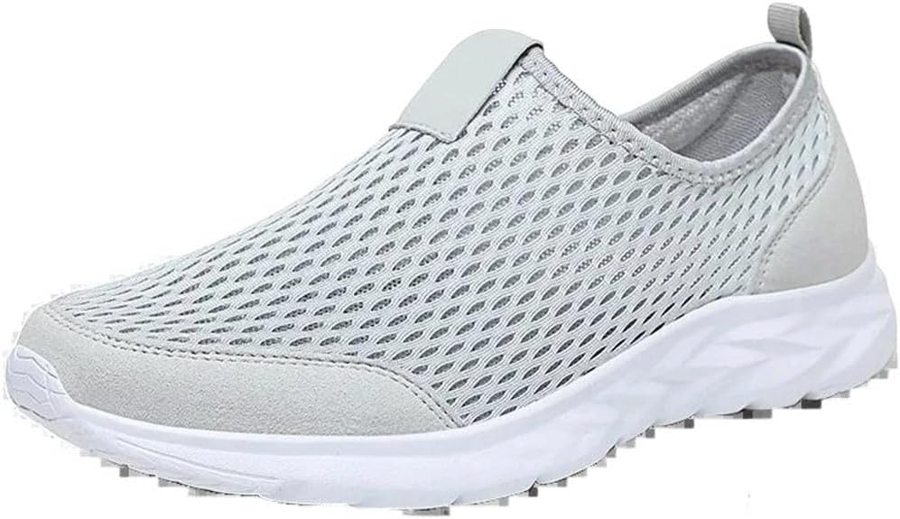 

Мужские повседневные дышащие легкие спортивные кроссовки для улицы Generic, светло-серый