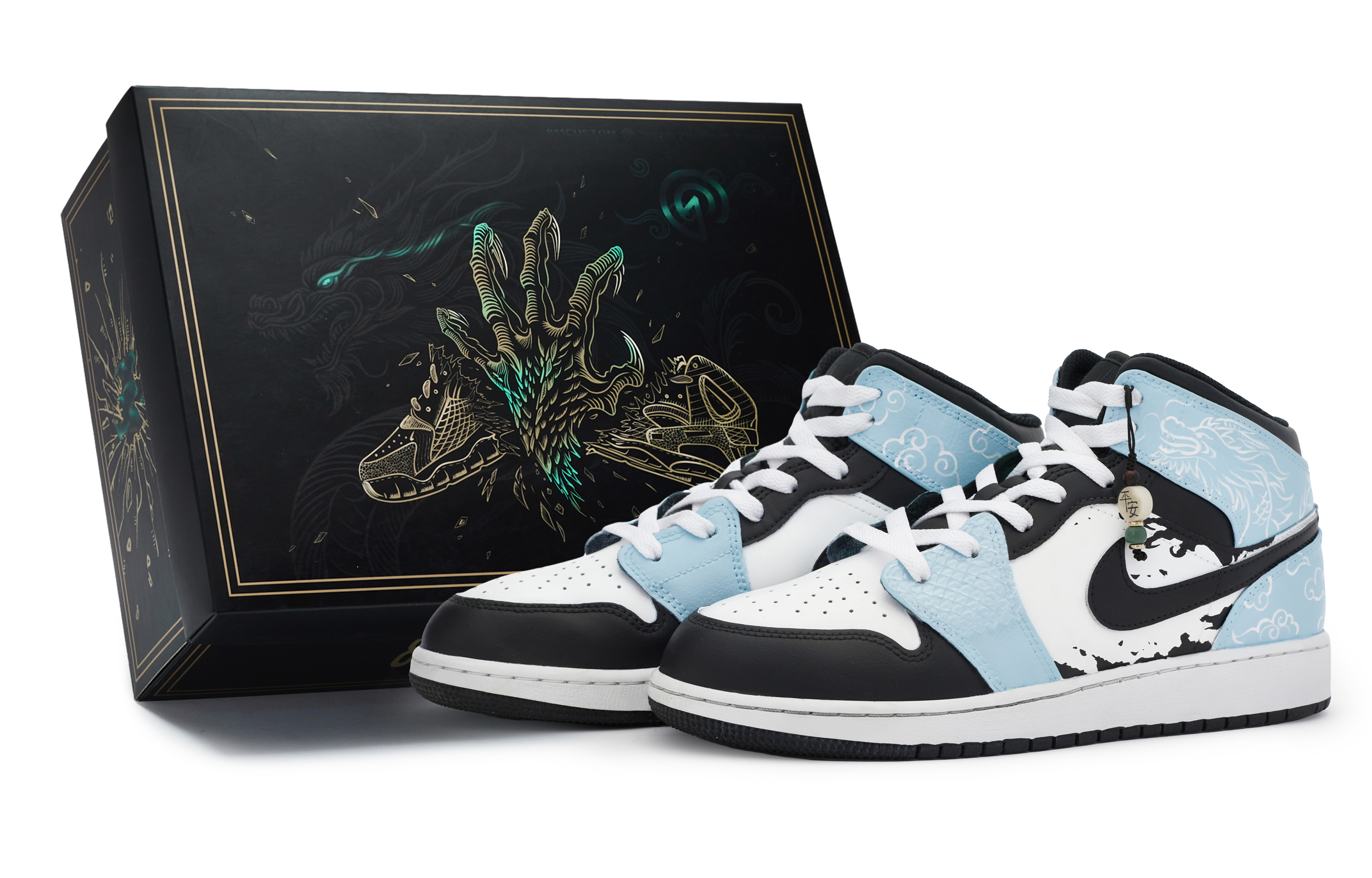 

Jordan Баскетбольные кроссовки Air 1 Vintage, мужские, высокие, черные