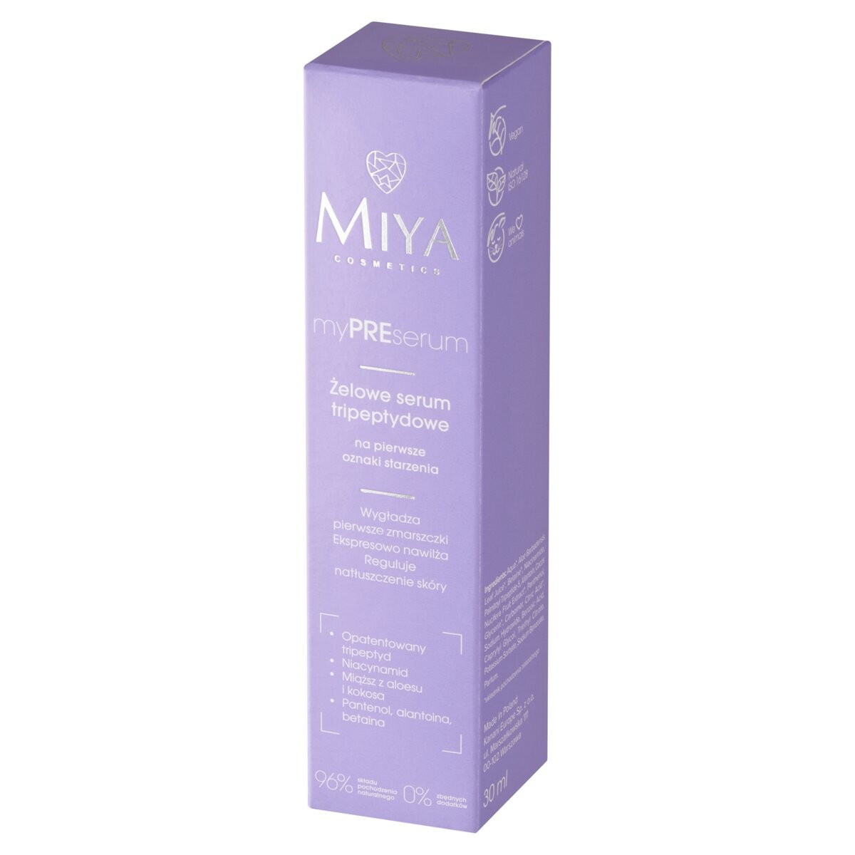 Сыворотка Miya Cosmetics — Mypreserum, трипептидная гелевая от первых признаков старения, 30 мл — фото 2