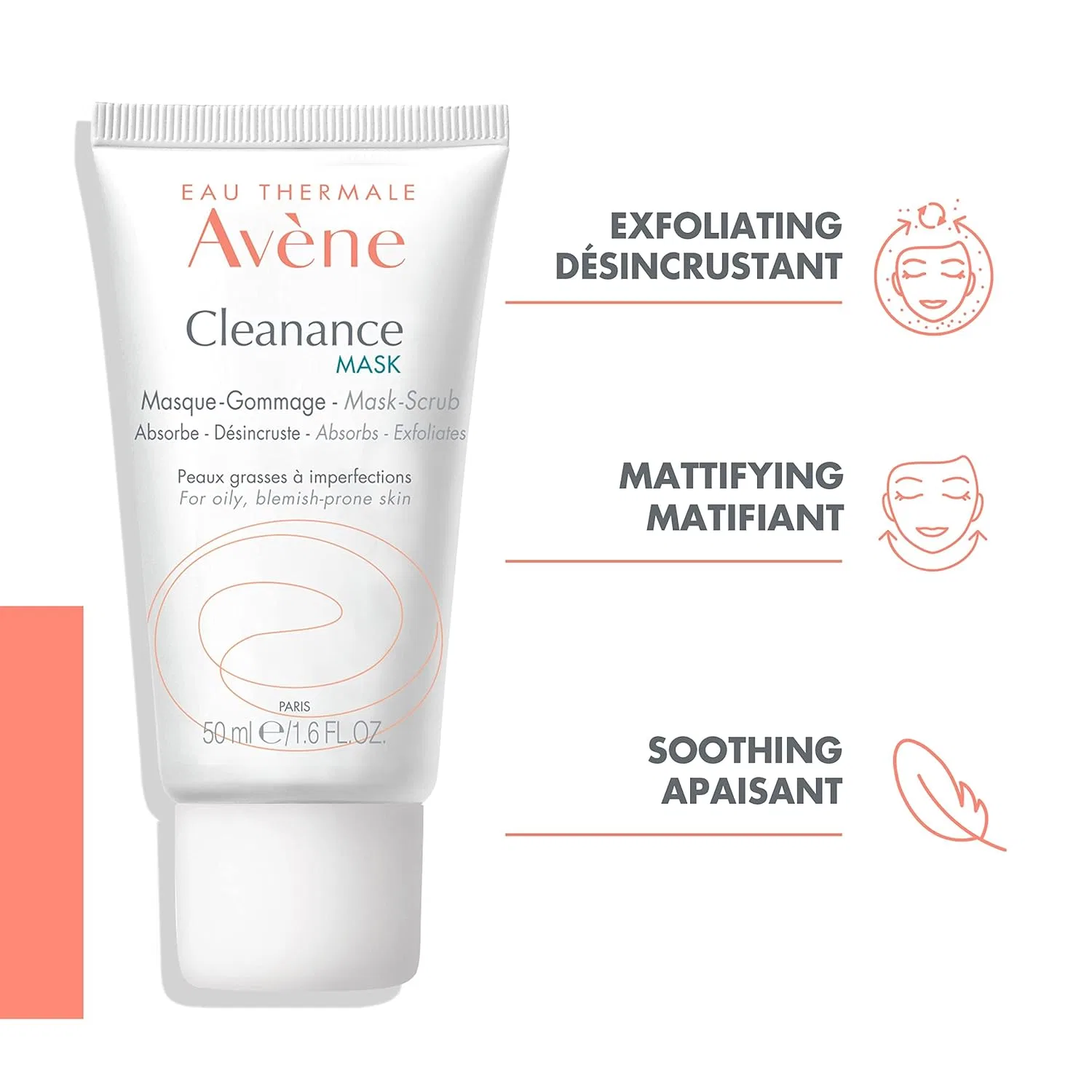 Маска для лица Avene — Avène Cleanance Mask, 50 мл — фото 2