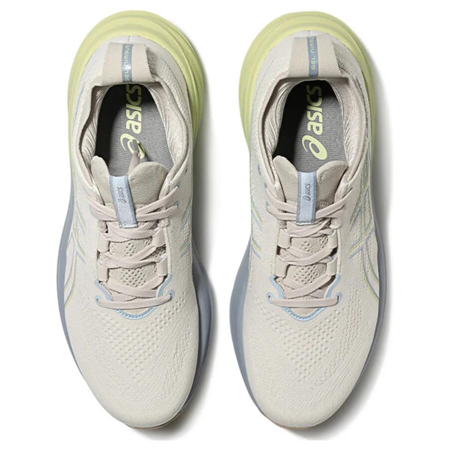 Кроссовки мужские GEL-NIMBUS 26 с низким верхом бежево-синие Asics — фото 4