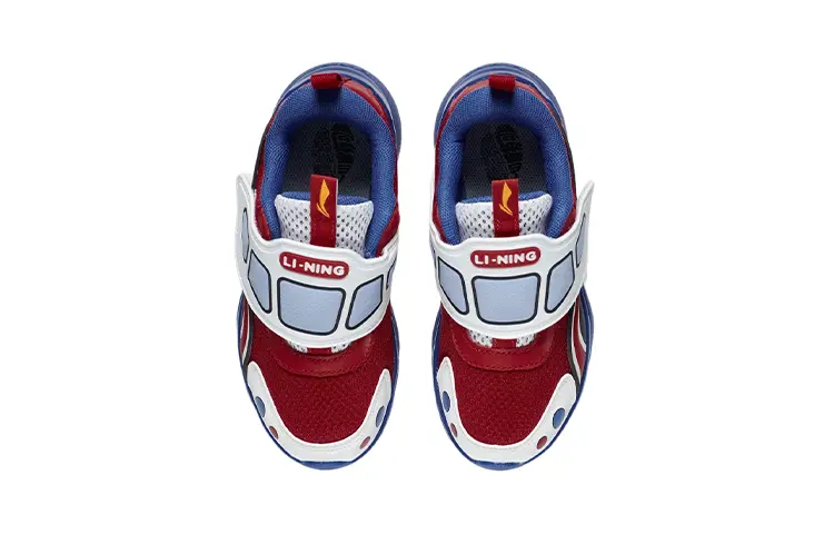 Кроссовки LINING YOUNG Kids Lifestyle Shoes PS Low-top Cinnabar Red/standard White — фото 4